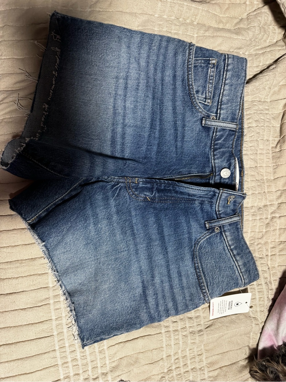 Women's Denim Cutoff Shorts - Blue